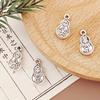 Colgante Zhaocai Nafu Año Viejo Ping An Accesorios de Aleación DIY Colgante para Pulsera de Mano DIY con Cuentas Material para Pulsera Tejida DIY