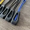 16 em estoque de fábrica puxador de TPU corda de puxar injetada sem. 5 cabeça de zíper alça de plástico PVC puxador para roupa bagagem