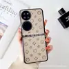 Para Capa de Celular Huawei P50Pocket Pocket S Caixa de Tesouro Couro de Alta Qualidade Tela Dobrável Capa Protetora para 2 Homens e Mulheres