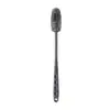 Escova de silicone para lavar xícaras artefato de lavagem de xícaras limpeza de copos de água cabo longo escova para lavar mamadeira sem canto morto para remover manchas de chá borracha macia escova pequena