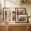 TikTok Marco de Fotos de Madera de 6 pulgadas Decoración de Pared Marco de Fotos Marco de Exhibición Multifuncional Marco de Exhibición de Arte con Cuentas Terminadas al por Mayor