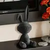 Adornos de Conejo Sentado Emocionalmente Estable Sala de Estar Accesible Lujo Gama Alta Mueble de TV Mueble de Vino Decoraciones Regalo de Inauguración