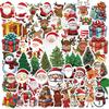 50 novos adesivos de grafite de Natal decoração de festa guitarra caderno mala DIY à prova d'água lote transfronteiriço