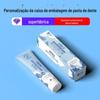Caixa de Embalagem Externa para Pasta de Dente, Papelão Branco, Limpador Facial, Produtos para Cuidados com a Pele, Caixa de Papel Dobrável, Caixa de Presente Impressa Personalizada, Caixa de Presente