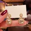 Pendientes de Zirconia de Nuevo Estilo Lujo Ligero 2026, Pendientes Versátiles de Moda, Estilo Coreano y Japonés, Pendientes Exquisitos Simples de Moda para Mujer
