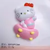 Gran Funda para Teléfono de Gato Kt Brillante con Temática Navideña, Pegamento de Crema DIY, Pasador de Pelo, Goma para el Cabello, Flor para Zapatos, Colgante, Adorno de Resina