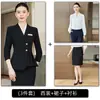 Traje con volantes para mujer, nuevo estilo de otoño, ropa de trabajo para gerente de hotel, esteticista, joyería, técnico de spa para pies