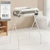 Tina de Baño para Bebé con Soporte y Set Sensible a la Temperatura Tina Plegable con Soporte de 50 kg de Capacidad de Peso Para Bañar al Bebé