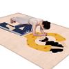 Tapete de Yoga para Mulheres, Fitness em Casa, Antiderrapante, Absorvente de Choque, Silencioso, Espessado, Tamanho Duplo, Alargado, Tapete para Dança e Exercícios