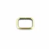 Accesorios de hardware para equipaje, bolso negro, pistola, dorado claro y plateado, anillo de hierro, hebilla cuadrada, anillo de conexión, hebilla cuadrada, bobina cuadrada