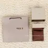 Empaque para collar de trébol de cuatro hojas, pulsera, aretes, anillo, caja de regalo para joyería, bolsa de regalo, caja de joyería Kirin Shangmei