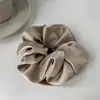 Scrunchie Elegante de Satén de Alta Calidad Hecho a Medida Scrunchie de Seda Coreana Goma para el Cabello Cuerda para el Cabello