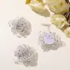 Super Hada Malla Lunares Flores de Camelia DIY Moda Versátil Pinza de Garra de Gama Alta Accesorios para el Cabello Broche para Ropa Accesorios