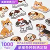 Patches de bordado de desenhos animados personalizados com base nos seus designs e amostras, patches de bordado de cachorrinho de estimação, patches de bordado de osso e coração de animal de estimação