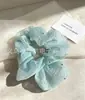 Lindos Coleteros de Satén con Perlas y Pedrería, Accesorios para el Cabello Estilo Coreano, Suministro Directo desde la Fábrica Fuente