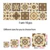 TEMU Comércio Exterior Mais Vendido Estilo Europeu Retro Espessado Adesivo de Azulejo Banheiro Cozinha Renovação À Prova D'Água Antiderrapante Adesivo de Parede Autoadesivo