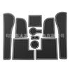 Adecuado para Golf 7 Modificado Alfombrilla de Almacenamiento Alfombrilla de Puerta Alfombrilla para Portavasos Alfombrilla de Silicona Antideslizante Alfombrilla de Almacenamiento