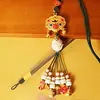 Colgante de coche para viaje seguro con forma de gota de aceite de boutique, accesorios para coche, colgante de calabaza, cerradura auspiciosa de riqueza, cloisonné, venta al por mayor