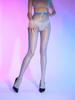Medias Jufeng JellyAurora Cintura Sin Costuras Tiro de Una Línea para Mujer Ultradelgadas 1D Sexy Brillantes Sedosas