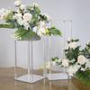 Marco Geométrico Removible Transparente Acrílico Personalizado Decoración de Mesa Soporte para Flores Adecuado para Boda Fiesta de Cumpleaños