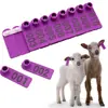 Etiquetas de Oreja de Animales de Venta Caliente Transfronteriza de Amazon para Ganado y Ovejas, Etiquetas de Oreja, Identificación para Manejo de Granjas, Etiquetas de Oreja Veterinarias