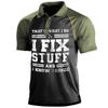 Estación Independiente de Comercio Exterior Explosiones Europeas y Americanas Camiseta de Verano para Hombre Sudadera con Cuello Campana de Manga Corta Suelta para Exteriores Camiseta POLOT