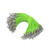 Hilo de Cera Coreano Colorido de 2 mm Cierre de Langosta Corto de Aleación Cordón de unos 13 cm de Largo Cuerda para Colgante DIY Hebilla de Doble Extremo Accesorios