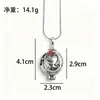 Películas Europeas y Americanas The Vampire Diaries Collar de Verbena Cadena para Clavícula de Pareja Cadena para Suéter Colgante de Cristal Rojo Retro