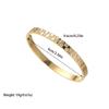 Pulsera Ins Amazon Europea y Americana Nueva de Acero Inoxidable Color Diamante Arcoíris Nicho PVD Titanio para Mujer