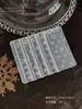 Molde de Silicona para Uñas con Diseño de Copo de Nieve Navideño 3D Gel UV DIY Decoración de Uñas Portátil Molde para Tallado Venta al por Mayor