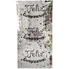 Cortina de seda de lluvia de 1,2 m con diseño de mar de belleza para Halloween, decoración de fiestas, Navidad, cumpleaños, diseño de pared de plástico
