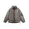 Blackarmada Design Funcional para Uso Externo Jaqueta com Gola Alta Masculina e Feminina Penugem de Pato Branco Jaqueta de Penas de Inverno My6808
