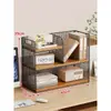 Estante de Mesa, Prateleira de Armazenamento Multicamadas para Mesa, Pequena Estante na Mesa, Suporte de Armazenamento para Livros, Porta-Arquivos para Mesa de Escritório