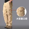 Pantalones de Trabajo de Algodón Puro Transfronterizos 2026 para Hombre, Corte Holgado, Talla Grande, Pantalones Casuales, Marca de Moda, Pantalones Largos Multibolsillos, Pantalones de Trabajo