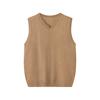 Chaleco de Uniforme Jk Principios de Primavera Cuello Alto Tejido de Punto Chaleco Multicolor Cuello en V Sin Mangas Interior Suéter Jk Tejido de Punto