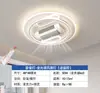 Nova Lâmpada Ventilador Sem Lâminas de Espectro Completo Lâmpada Silenciosa para Sala de Estar Quarto Sala de Jantar Lâmpada de Teto LED Lâmpada de Proteção para os Olhos