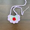 Ropa para Muñecas de 10 cm Ganchillo Hecho a Mano Oso Autocrítico Serie Kt Babero Babero para Saliva Accesorios para Muñecas de Algodón Ropa al por Mayor