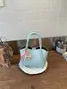 Bolso de Mano de Mujer de Alta Gama Nuevo Primavera 2026 con Patrón de Lichi, Bolso Cruzado de Ala de Moda Tendencia