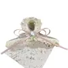 Pinza para el pelo de encaje con lazo de cinta de perla texturizada estilo coreano, pinza para la cabeza dulce, tocado súper de hada, accesorios para el cabello para mujer