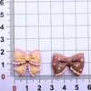 Café con leche lunares moño caricatura DIY accesorios de resina adorno para cuerda de pelo pegamento cremoso pinza para el pelo funda de teléfono llavero