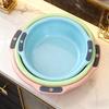 Lavabo Profundo y Espeso Cubeta de Plástico para el Hogar Lavabo Pequeño, Mediano y Grande Tina para Pies Tina Espesa para Lavar Ropa