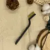 Cepillo limpiador para estufa de gas, paquete de 3, desengrasante y descontaminante para campana extractora de cocina, herramienta de limpieza para estufa, cepillo pequeño de alambre