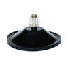 Gancho de ventosa transparente de 5,5 cm, tornillo M6 fuerte engrosado, varilla de 6 mm, alfombrilla para mesa de muebles, soporte para vidrio, 55 mm negro