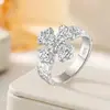 Anillo de Cobre Chapado en Platino con Textura Geométrica en Forma de Cruz, Anillo Minimalista para Dedo Índice, Directo de la Fábrica Fuente