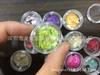 Rebanadas de Concha Natural para Manicura, Conchas de Abulón Extremadamente Finas, 12 Colores, Rebanadas de Concha Grandes, Conchas, Fragmentos Blancos Coloridos Triturados