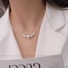 Collar de Cuentas Ojo de Gato para Mujer Estilo Coreano Lujo Ligero Nicho Diseño de Alta Gama Collar de Clavícula con Cuentas como Regalo para tu Novia y Mejor Amiga