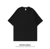 Camiseta de Algodão Pesado 240G Gola Redonda Cor Sólida Camiseta Base Camiseta Roupa de Trabalho Manga Curta Camiseta Masculina Personalização