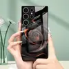 Adequado para capa de celular Samsung S26ULTRA, capa estilosa com padrão de rosas A57, capa protetora S24, capa de vidro temperado A06, A07