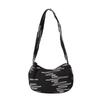 2024 Novo Estilo Coreano Internet Celebrant All-match Elegante Bolsa de Ombro Pequena Bolsa Quadrada Grande Capacidade Estudante Fresca Bolsa Crossbody
