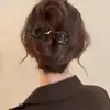 Presilha de Cabelo Que Não Machuca o Cabelo, Piranha Estilo Coreano para Mulheres, Acessório de Cabelo de Luxo para Fazer um Coque na Parte de Trás da Cabeça, Adequada para Cabelos Grossos